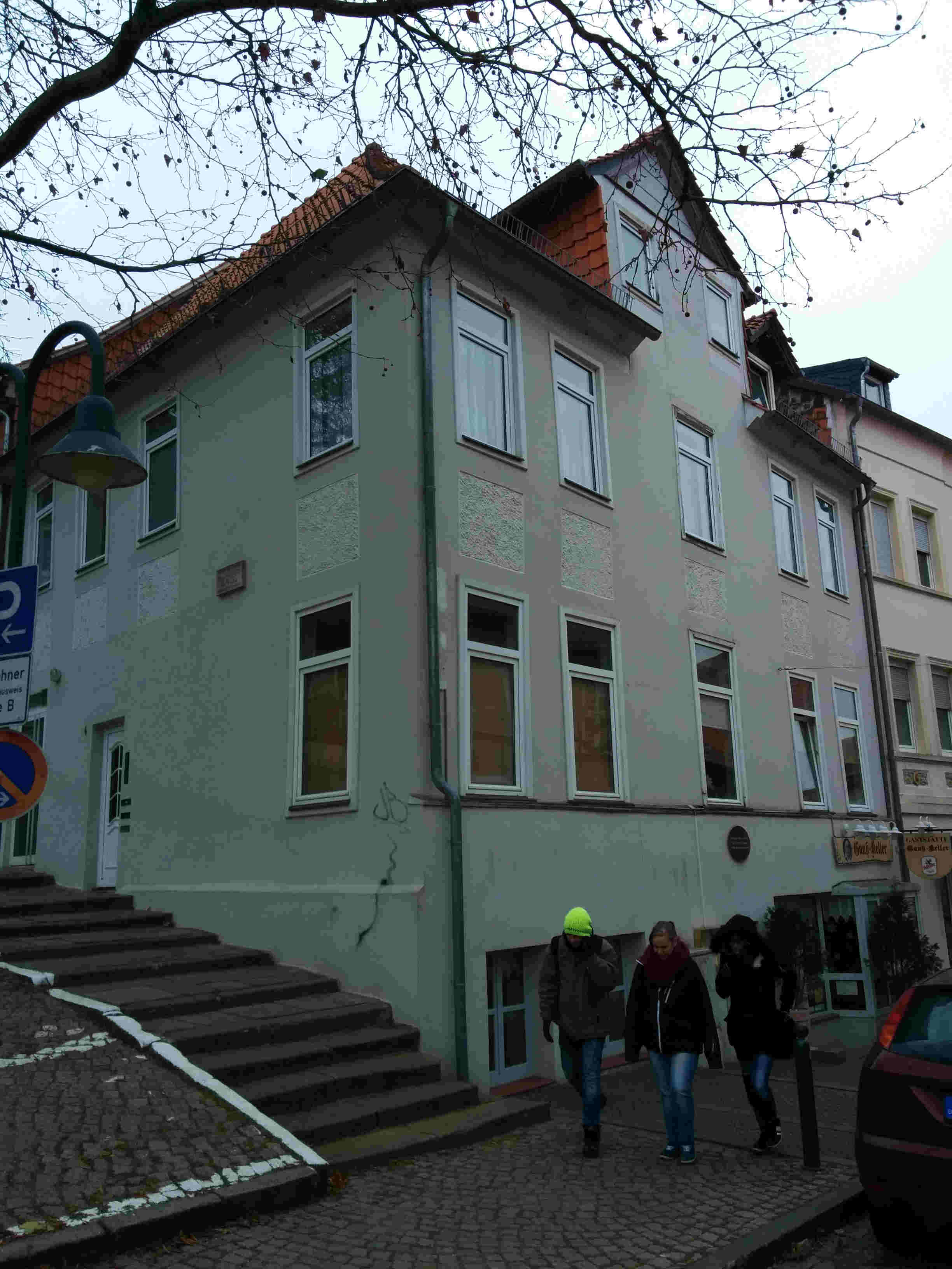 CASA DONDE HABITÓ GAUSS CUANDO REALIZÓ SU TESIS DOCTORAL