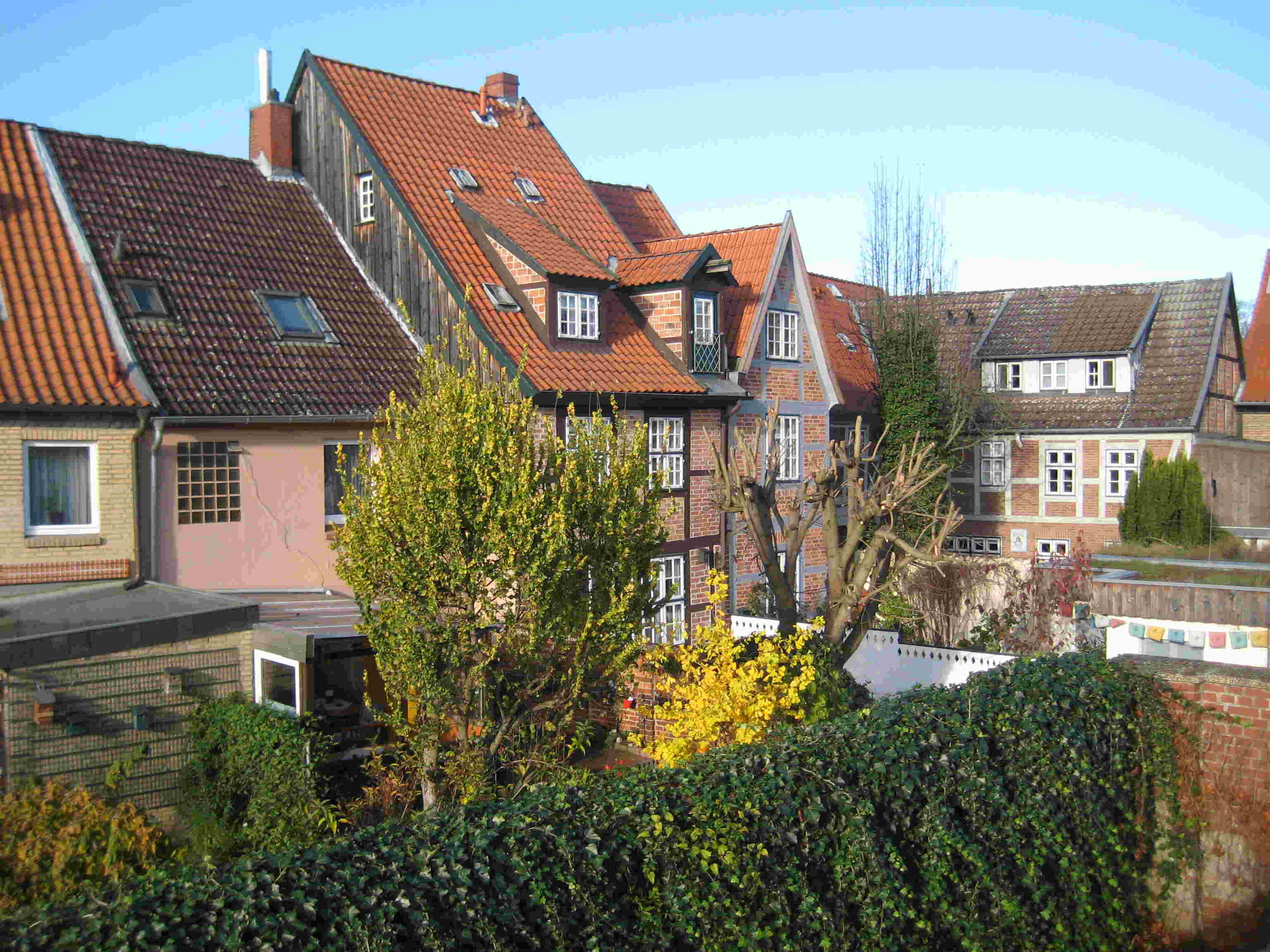 PINTORESCA ESTAMPA DE LA CIUDAD DE LUNEBURG