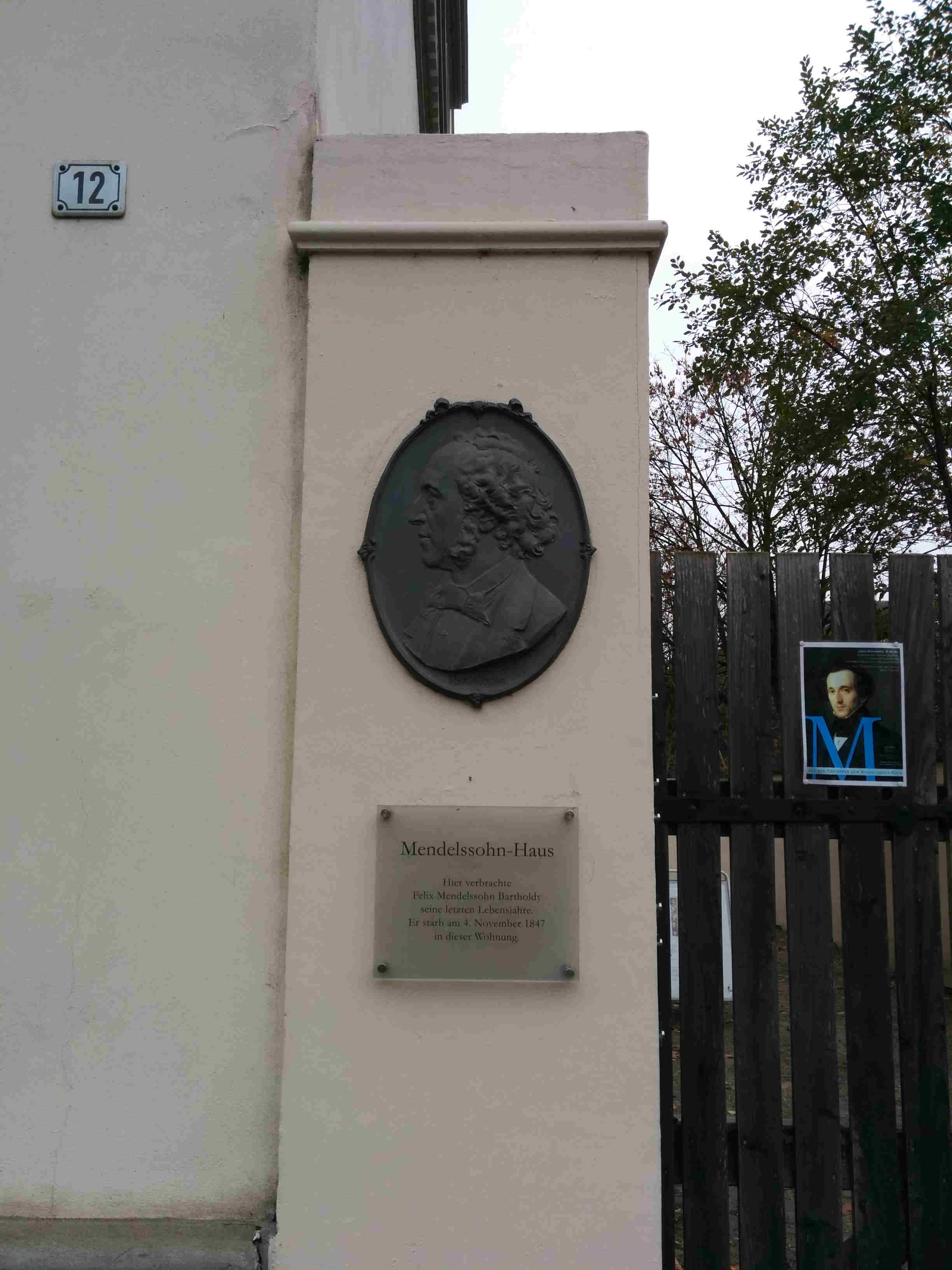 CASA DE MENDELSSOHN EN LEIPZIG.