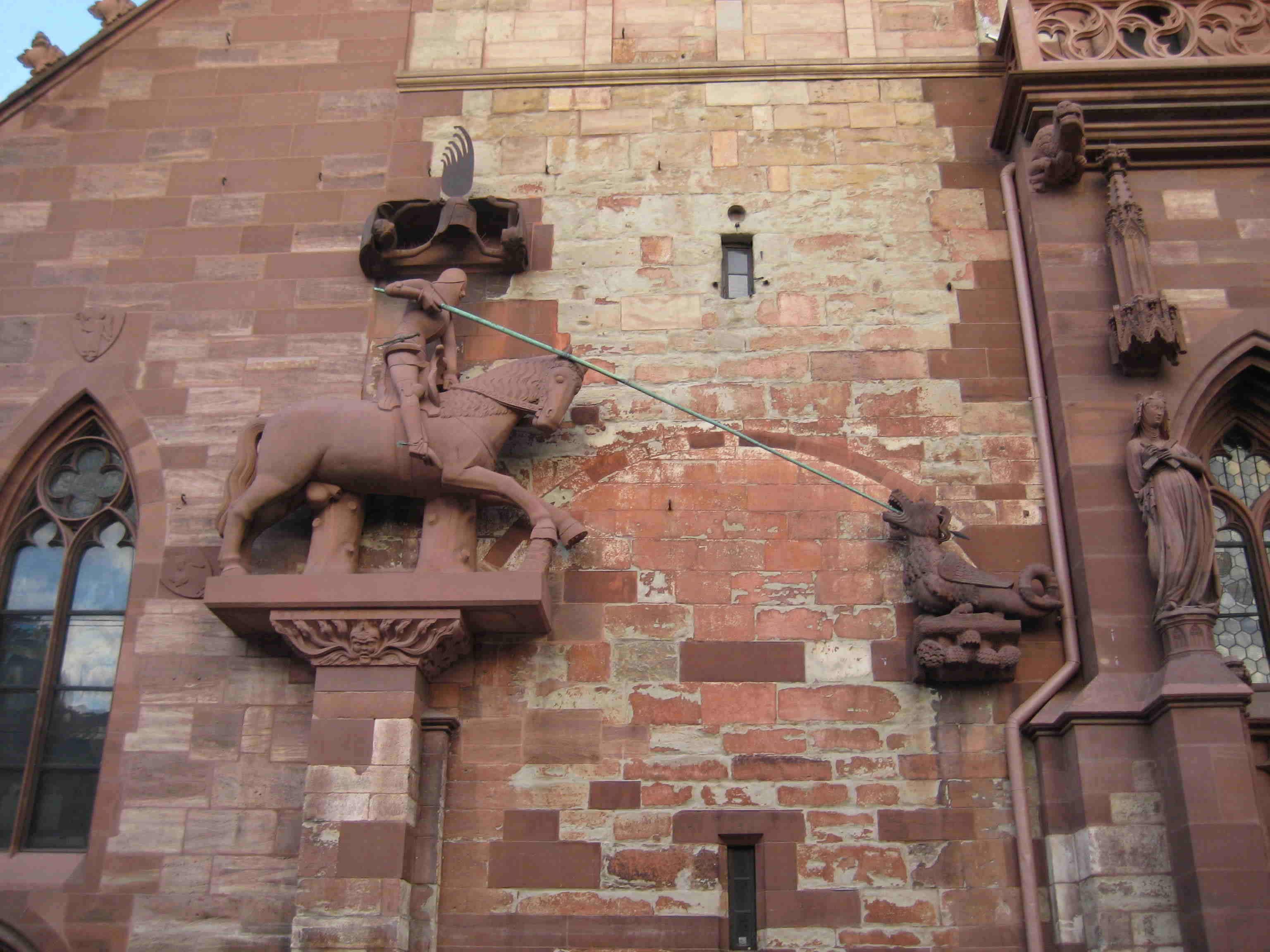 SAN JORGE Y EL DRAGON EN LA CATEDRAL DE BASILEA